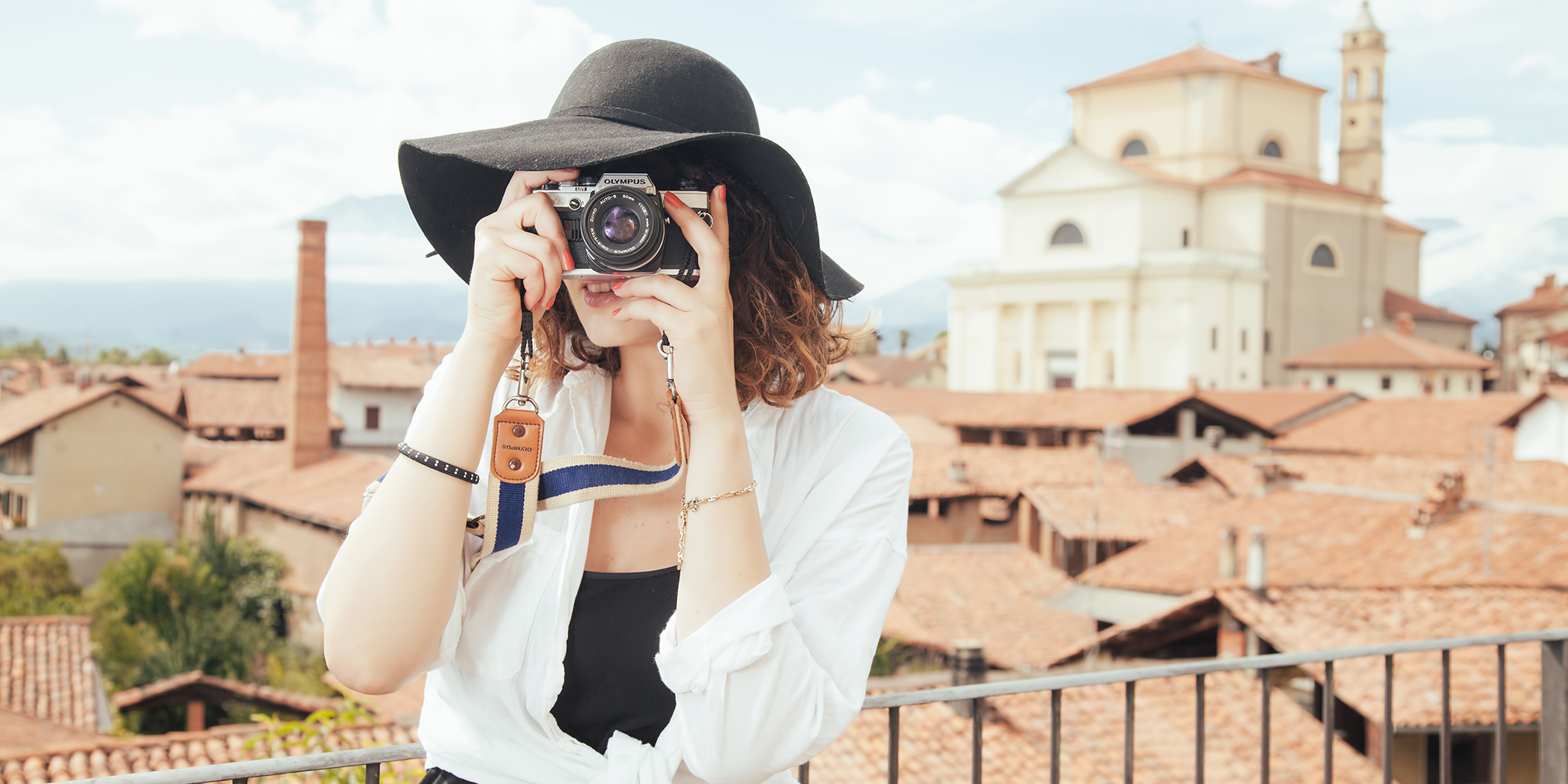 旅行・観光ビデオ制作・動画編集-海外旅行女子旅で街並みを撮影