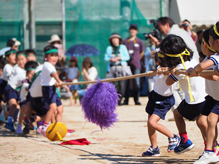 小学校の思い出ビデオ制作・動画編集-運動会で綱引き