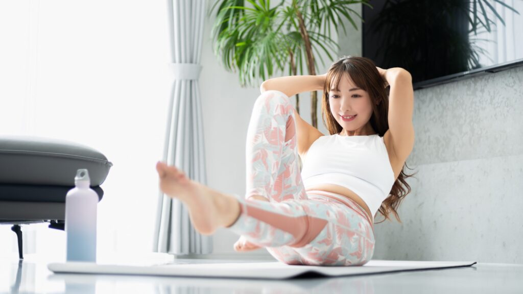 スポーツ・トレーニング系動画制作・ビデオ編集(足上げ)