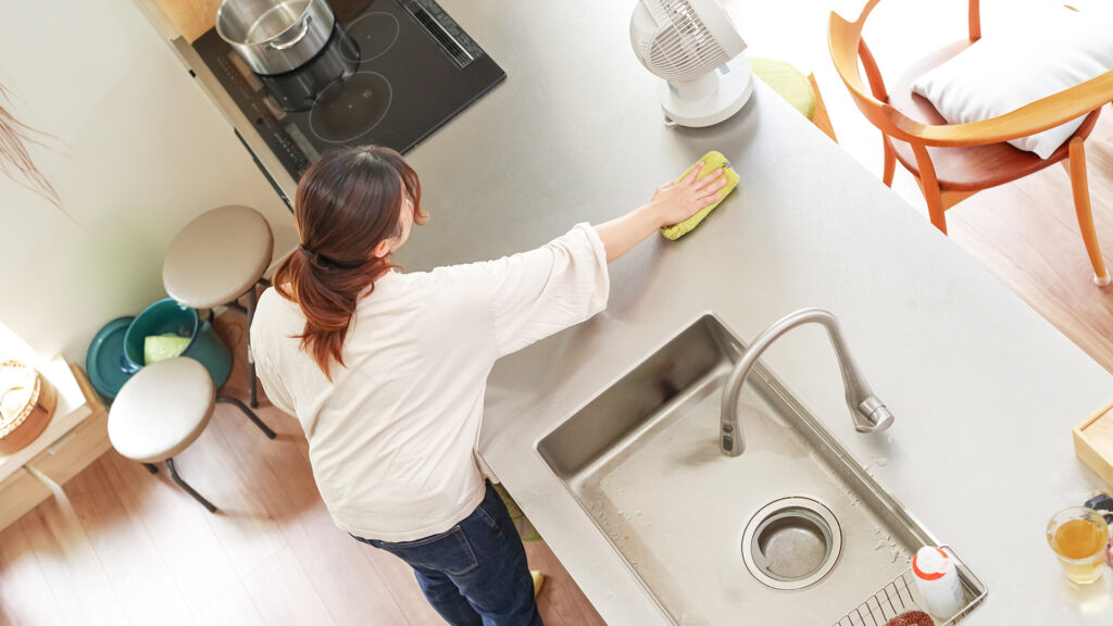 ライフハック動画制作・ビデオ編集（キッチンの掃除）
