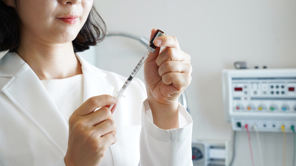 健康・医療動画制作・ビデオ編集（注射の手順）