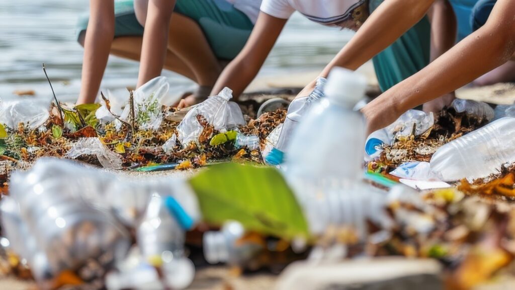 CSR/社会貢献動画制作・ビデオ編集(海岸のゴミ拾い)