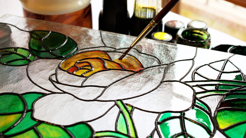 クラフト動画制作・ビデオ編集（ステンドグラス風アート）